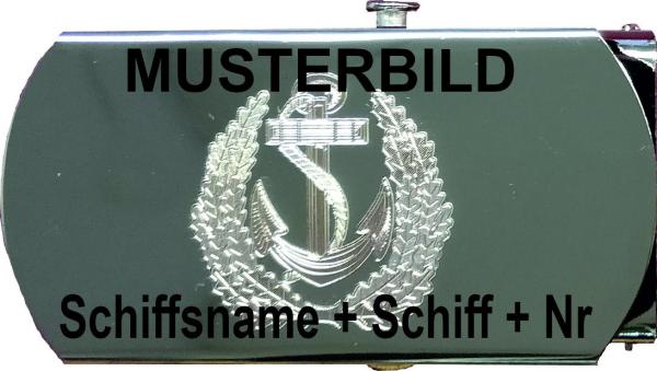 Hosengürtel + Schnalle mit Gravur